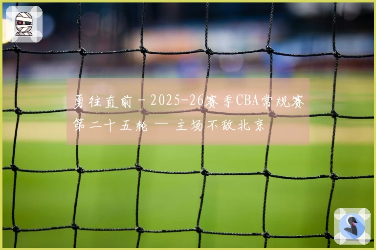 勇往直前 - 2025-26赛季CBA常规赛第二十五轮 — 主场不敌北京